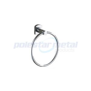 Quality 6-1/3&quot; Width Polished Chrome brushed nickel bathroom hardware Towel Ring for sale