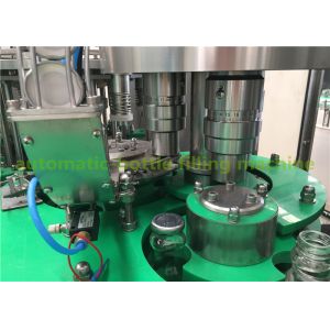 Complete Orange Juice Glass Bottle Filling Machine / Hot Fill Bottling Equipment
