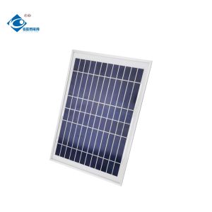 12V Wholesale High Quality ZW-8W-12V Glass Laminated Solar Panel 8W Portable