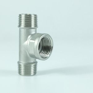 ss304 ss316 Male Female pipe fitting tees forging female thread bsp reducer tee