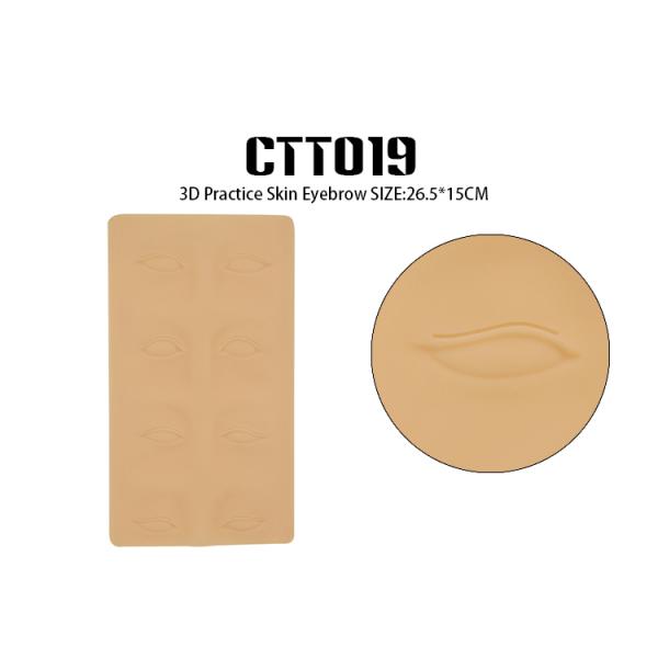 Three - Dimensional Permanent Makeup Practice Skin , Tatoo Practice Skin For Eyebrow
