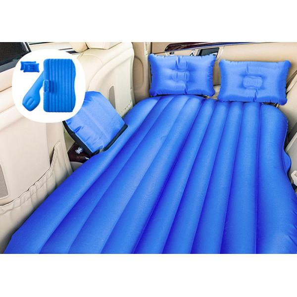 Buy Blue Inflatable Air Bed Pregnancy Mattress , Inflatable Car Bed For Back Seat at wholesale prices