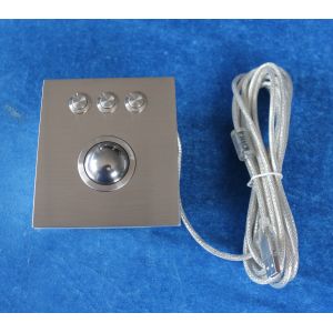 Ruggedized 38mm Optical Trackball Pointing Device Panel Mount OTB
