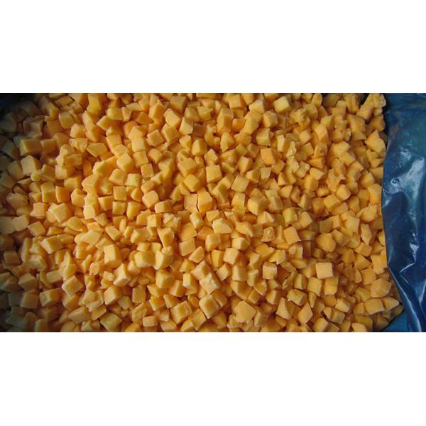 Buy New Season Crop IQF Frozen Yellow Peach Dices at wholesale prices