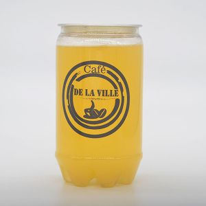 Transparent 350ml 57mm Diameter Beverage Plastic Bottle