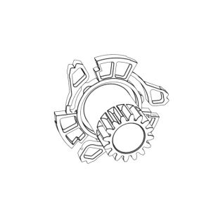 OEM / ODM ： Precision Injection Molding & VR Transparent Knob Control Shaft (1*4