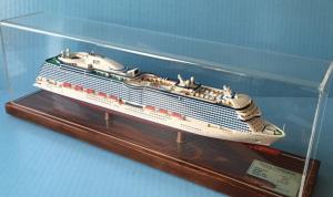 Quality Royal Princess Cruise Ship Models ,  Composite Paint Wooden Boat Models for sale