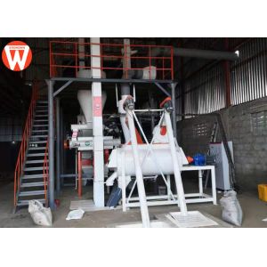 Sheep Cattle 70KW 2.5T/H Poultry Pellet Feed Plant