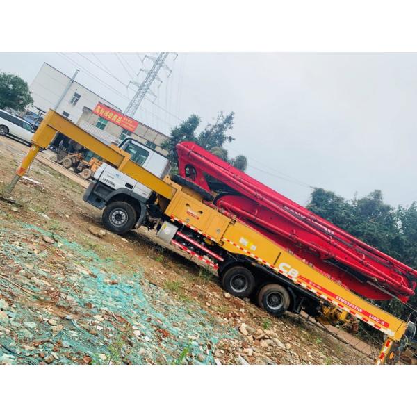 Used Concrete Pump 49m Truck Mounted Pump with Mecerdes Benz