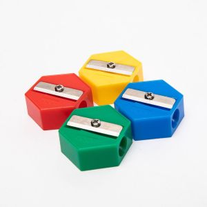 8mm Simple Plastic Handheld Pencil Sharpener One Hole