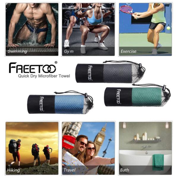 Fast Drying Microfiber Towel Gym Towel with Super Absorbent for Travel Gym Sport