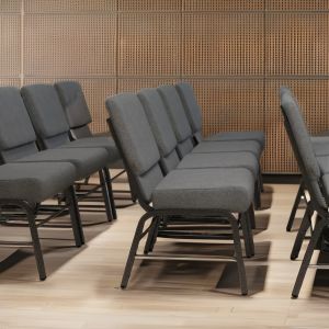 Quality Metal Stackable Padded Connecting Modern Church Chair For Theater for sale