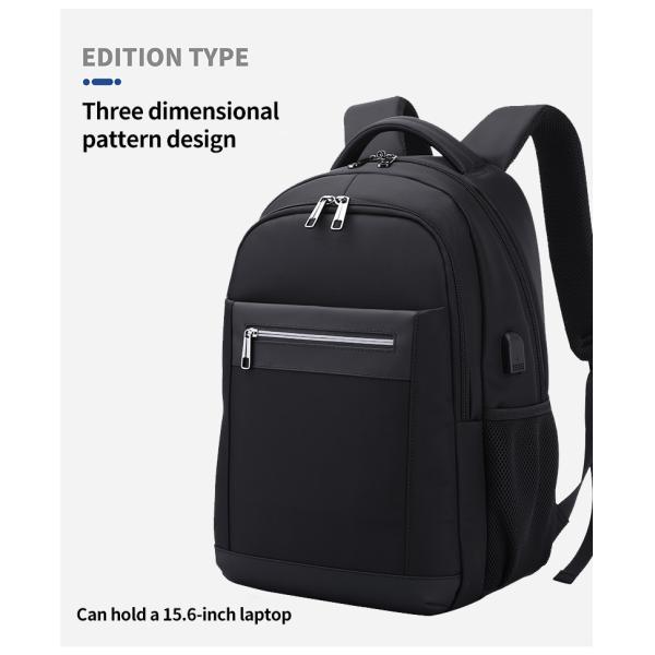 Factory direct sales custom logo durable with USB Travel School Bag Laptop business backpack