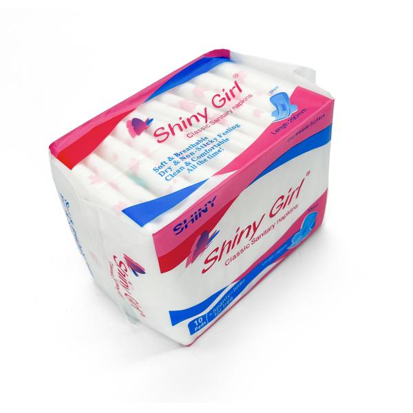 Super Fast Absorption Heavy Flow Bamboo Fiber Natural Sanitary Napkins For Night Use