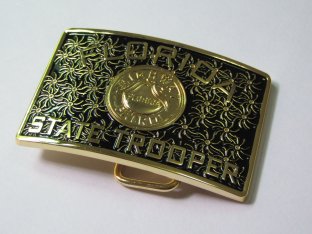 Zinc alloy 2.5mm - 3.0mm Brass personalized belt buckles