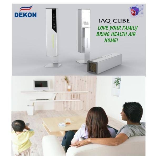 Buy IAQ Cube UVC kit with photocatalysis filter and H13 medical level HEPA filter equiped with two bipolar ionization plasma at wholesale prices