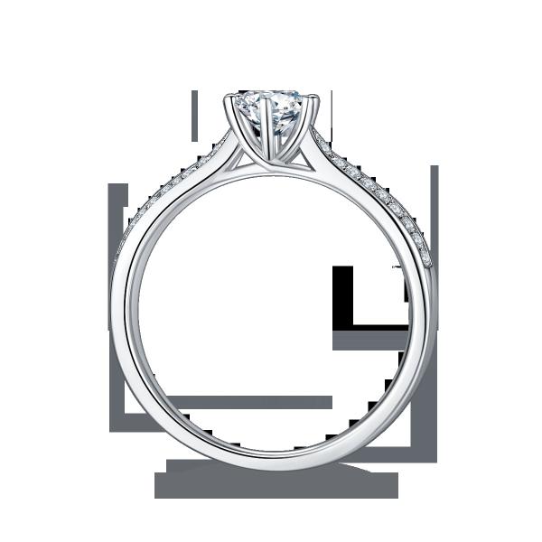 9K Gold Jewelry Minimalist Designs Moissanite 925 Silver Ring Set