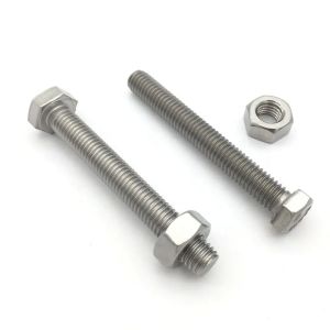 Grade 8.8 M32 Stud Bolt And Nut Super Duplex Stainless Steel Stud Bolts SS2205