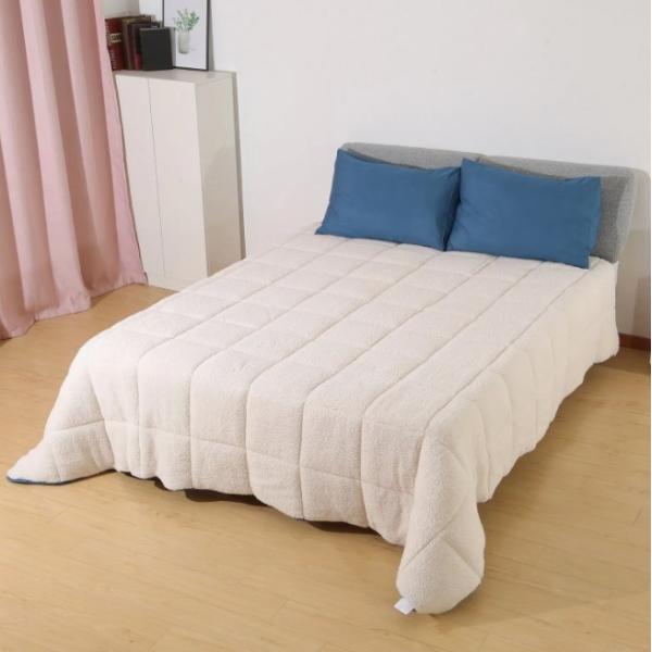 Ultimate Sherpa Throw Luxurious Plush Reversing to Microsherpa Throw Blanket