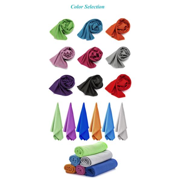 Super Magic Microfiber Sports Instant Cool Towel Ice Neck Cooling Sport Towel Custom Logo