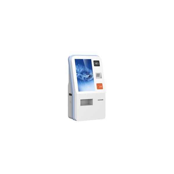 Hospital Healthcare Kiosk With RFID Medical Card Reader Lab Reports Printer