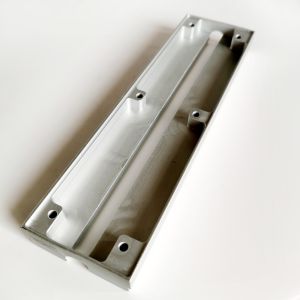Sandblasting Aluminum CNC Milling Parts Silver Anodized Durable