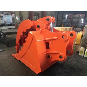Alloy Steel Excavator Thumb Bucket Facilitates Cleaning And Leveling