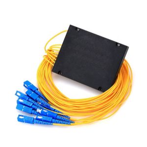 1*4 1*8 ABS Box Type Fiber Optic PLC Splitter With SC/APC Connector