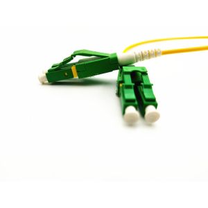 Single Mode Duplex Fiber Optical Patch Cord LC Switchable Uniboot Customized