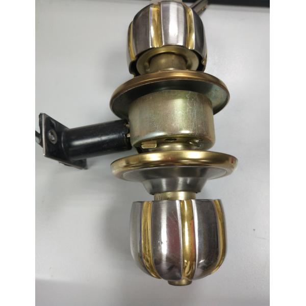Furniture Round Key Lock Door Knob With Bar Lock Fashionable Appearance