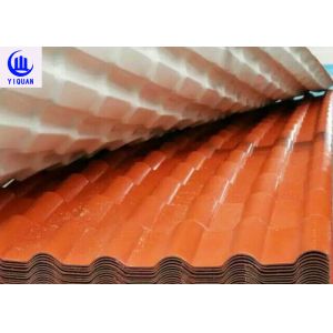 2.8mm Asa Synthetic Resin Roof Tile For Residential