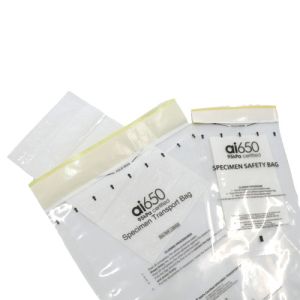 China 100% LDPE Specimen 95kpa Biohazard Bag Transparent Custom Printed on sale