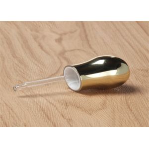 Cosmetics Empty Glass Dropper Bottles Spot 40ml Transparent Stamper Shape