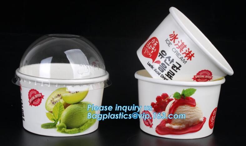 Customized compostable biodegradable 12 oz dessert icecream ice cream cup with