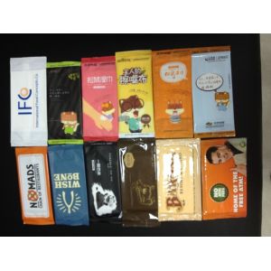 Disposable single packed customized refreshing single wet tissue