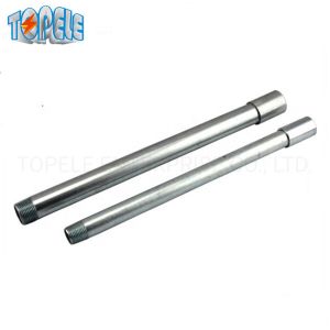 Galvanized Steel 10ft Rigid Metal Conduit With Electroplated Couplings