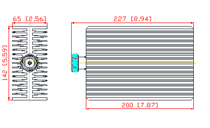 0-4GHz 200W DIN Male Dummy Load
