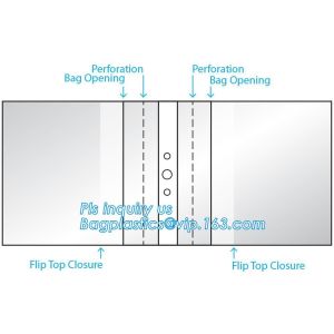 PE slider zipper saddle deli bag, Biodegradable k saddle deli bag, saddle deli