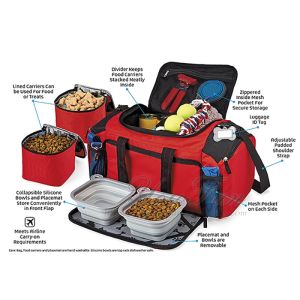 Quality Pet Travel Bag Dog Travel Bag with Bowl