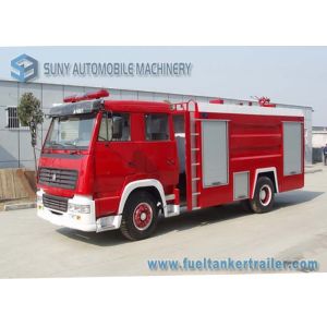 Heavy Duty HOWO 310Hp 10000L Diesel Fire Fighting Vehicle 2 Axle