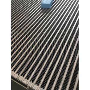 China Aluminum bar&plate fin heat exchanger core oil air cooler core on sale