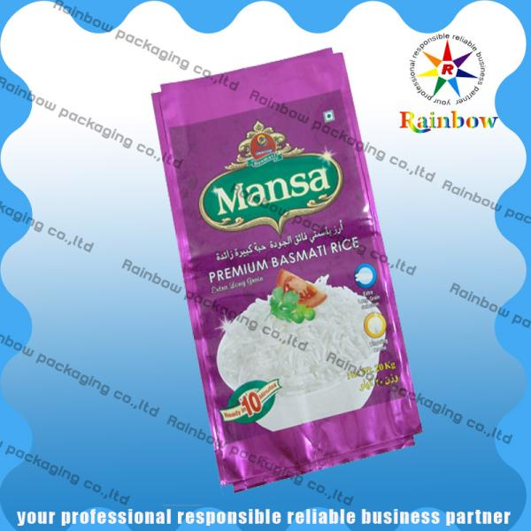 Custom PET / AL / PE Printing Mylar Snack Bag Packaging With Colorful Printing