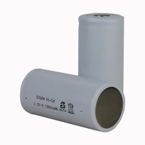 Quality Discharge Rate 0.2C NiCd Battery Cell M 1.2V 12Ah -40 Degree Rechargeable Battery for sale