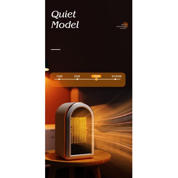 Silk Screen Printing Portable 1200W Electric Fan Heater for Home Space in Winter