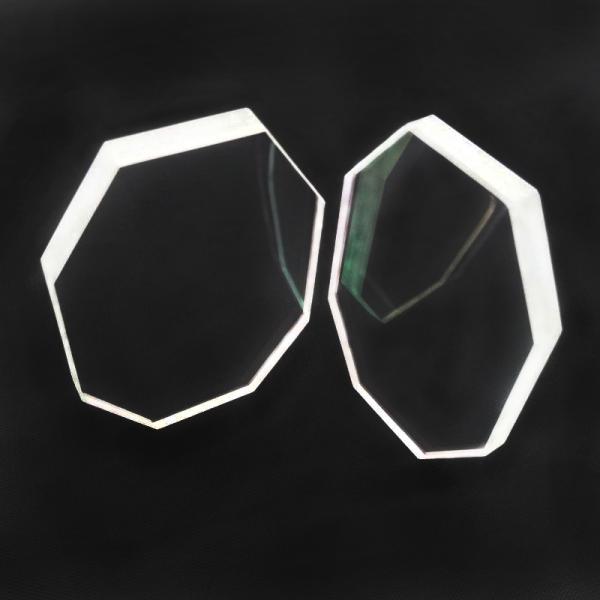 Buy High quality Octagonal 45° laser relection mirror 72*52*6mm 650nm & 1064nmHR H-K9L  laser glass lens laser machine at wholesale prices