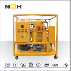 600-18000L/H Vacuum Oil Purifier 75KV BDV Mobile Type With 0.1% Gas Content
