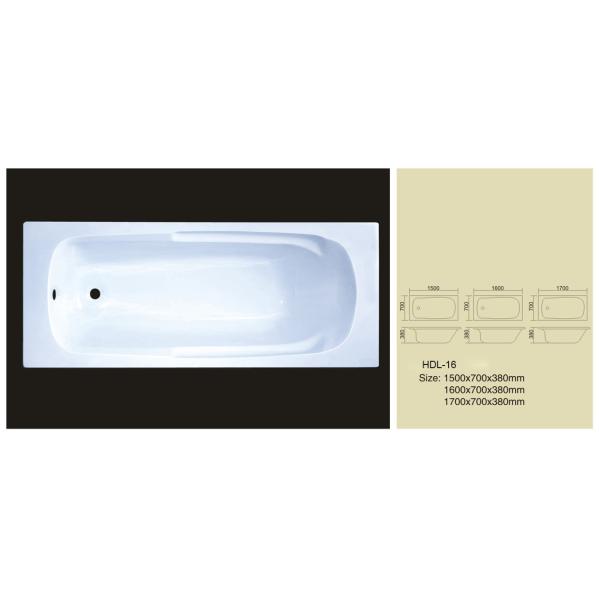 Acrylic bathtub, simple bathtub, common bathtub,sanitary ware, bathroom bath tub