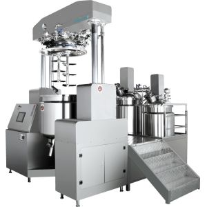 50L-2000L Cosmetic Emulsifier Mixer With Vacuum System Heating