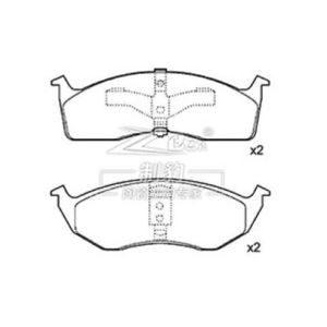 FD-BP-SET-001 Ford Low Dust Brake Pads Bolt On Installation For Long Lasting And Smooth Braking Performance