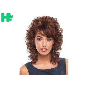 China Pretty  Synthetic Hair Wigs / Heat Resistant 14 Inches Synthetic No Lace Hair Wig on sale